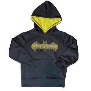 Batman Logo Hoodie Black & Yellow UNISEX | S (5/6)
